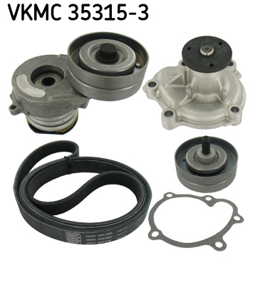 SKF Hosszbordásszíjkészlet vízpumpával VKMC35315-3_SKF